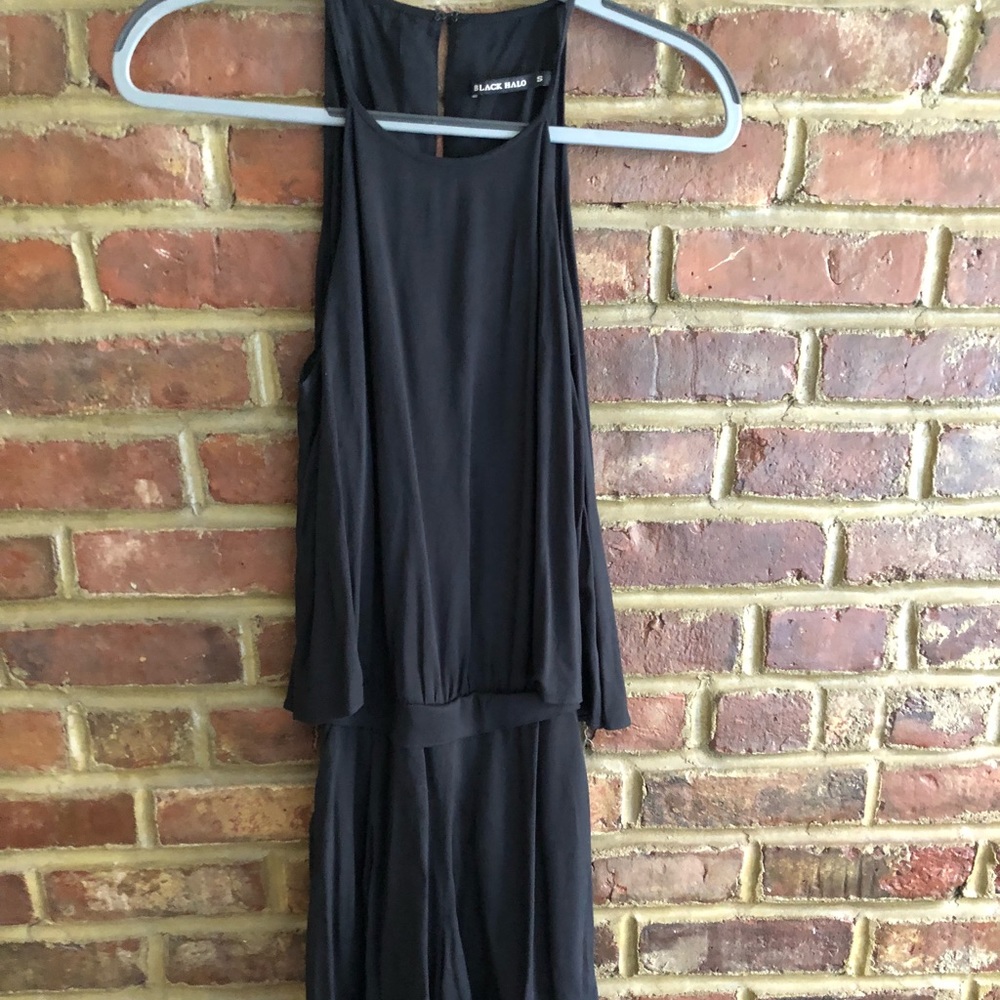 Black Halo romper - size small